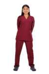 Apex Long Scrub Crimson