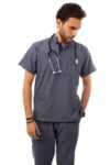 Dark Grey Royal Scrub – Poly