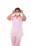 Pink Female Scrub