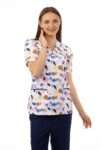 Tropical Printed Scrub