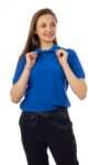 Blue polo Set