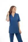 Dark Steel Blue Scrub
